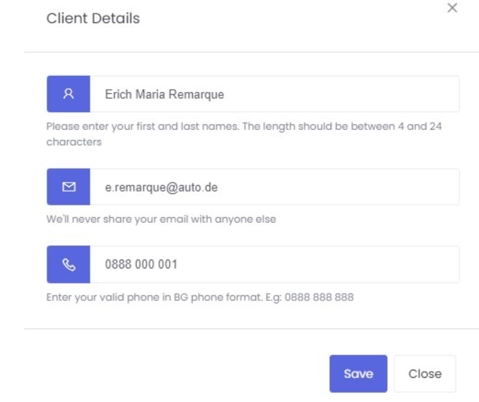 One time customer onboarding
